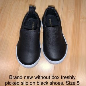 Freshly picked slip ons. Black. Size 5 BNWOB